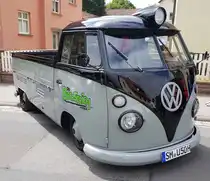 =VW T 1 Pritsche, ausgestellt bei den Fladungen Classics im Juli 2023