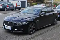Jaguar XF, aufgenommen während einer Wanderung. 03.2024
