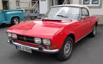 =Peugeot 504 Cabriolet, ausgestellt bei den Fladungen Classics 2023 im Juli 23