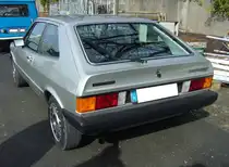 Heckansicht eines VW Scirocco 1 MK2 GTI. Oldtimertreffen an Mo´s Bikertreff in Krefeld am 10.03.2024.