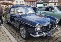 =Fiat 1500 Cabriolet, Bj. 1965, glänzt bei den Fladungen Classics 2023 im Juli 23