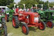 Fahr D 90, Bj. 1955, 12 PS aus 980ccm steht am 29.06.2009 in 76689 Karlsdorf-Neuthard zur Oldtimerausstellung