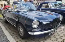 =Fiat 124 Spider, Bj. 1973, stehtbei den Fladungen Classics 2023 im Juli 23