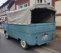 =VW T 1 Pritsche, ausgestellt bei den Fladungen Classics 2023 im Juli 23