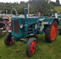 =Hanomag R 16, ausgestellt bei der Oldtimerveranstaltung in Tann/Rhön, 09-2023