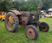 =Lanz Bulldog, gesehen bei der Oldtimerveranstaltung in Tann/Rhön, 09-2023