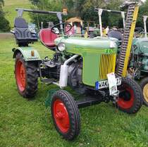 =Fendt Dieselross F 15, Bj. 1954, 15 PS, ausgestellt bei der Oldtimerveranstaltung in Tann/Rhön, 09-2023