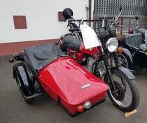 =MZ ETZ 250, Bj. 1985, 250 ccm, 21 PS, steht bei der Oldtimerveranstaltung in Tann/Rhön, 09-2023