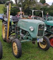 MAN, 18 PS, gesehen bei der Oldtimerveranstaltung in Tann/Rhön, 09-2023