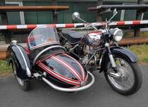 =Horex-Gespann ausgestellt bei der Oldtimerveranstaltung in Tann/Rhön, 09-2023