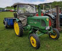 =Lanz, ausgestellt bei der Oldtimerveranstaltung in Tann/Rhön, 09-2023