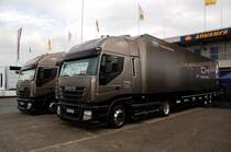 Ebenfalls in der Motorsport Arena waren am 21.06.09 diese beiden Iveco der Matech GT Racing abgestellt.