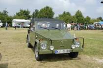 VW 181 steht am 29.06.2009 in 76689 Karlsdorf-Neuthard zur Oldtimerausstellung

