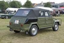 VW 181 steht am 29.06.2009 in 76689 Karlsdorf-Neuthard zur Oldtimerausstellung