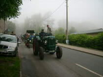 Auch dieser Famulus nahm am Korso zum Grnhainer Oldtimer und Traktorentreffen teil