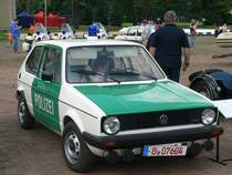 Ausgemusterter Golf I der Berliner Polizei. 4.8.2007, Strausberg