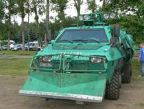 Sonderwagen der Potsdamer Polizei, Kennzeichen P-30935. 4.8.2007 in Strausberg