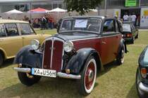 DKW F 7 Meisterklasse, Bj. 1938, steht am 29.06.2009 in 76689 Karlsdorf-Neuthard zur Oldtimerausstellung