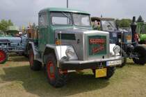 Kramer KA 540 mit kurzer Ladepritsche strahlt im Sonnenlicht anl. der Oldtimerausstellung am 29.06.2009 in Karlsdorf-Neuthart 
