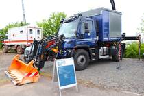 Bundespolizei Mercedes Benz Unimog U530 am 17.05.24 auf der Rettmobil in Fulda