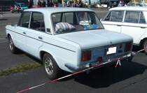 Heckansicht eines Fiat 125 Special.  Forza Italia  = Oldtimertreffen für italienische Fahrzeuge am 30.05.2024 an Mo´s Bikertreff in Krefeld.