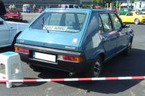 Heckansicht eines Fiat Ritmo 60CL.  Forza Italia  = Oldtimertreffen für italienische Fahrzeuge am 30.05.2024 an Mo´s Bikertreff in Krefeld.