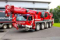 BF Darmstadt Tadano/FAUN ATF70-G4 FwK (Florian Darmstadt 1-53-1) am 24.05.24 bei einen Fototermin. Danke für das tolle Shooting