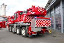 BF Darmstadt Tadano/FAUN ATF70-G4 FwK (Florian Darmstadt 1-53-1) am 24.05.24 bei einen Fototermin. Danke für das tolle Shooting