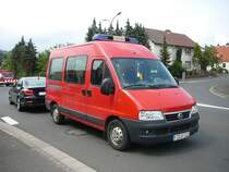 Fiat Ducato der Gemeindefeuerwehr Kalbach anl. des Ortsjubil�ums von Mittelkalbach eingesetzt am 29.06.2009