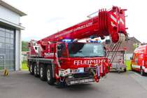 BF Darmstadt Tadano/FAUN ATF70-G4 FwK (Florian Darmstadt 1-53-1) am 24.05.24 bei einen Fototermin. Danke für das tolle Shooting