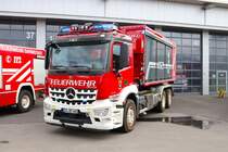 BF Darmstadt Mercedes Benz Arocs WLF mit AB-Umwelt (Florian Darmstadt 1-66-5) am 24.05.24 bei einen Fototermin. Danke für das tolle Shooting
