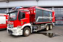 BF Darmstadt Mercedes Benz Arocs WLF mit AB-Umwelt (Florian Darmstadt 1-66-5) am 24.05.24 bei einen Fototermin. Danke für das tolle Shooting
