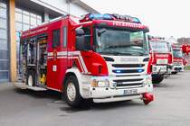 BF Darmstadt Scania Lentner HLF20/16 (Florian Darmstadt 1-46-2) am 24.05.24 bei einen Fototermin. Danke für das tolle Shooting