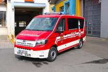 Nagelneuer BF Darmstadt MAN TGE MTW (Florian Darmstadt 1-19-1) am 24.05.24 bei einen Fototermin. Danke für das tolle Shooting