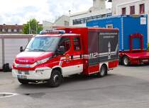 BF Darmstadt IVECO Daily GW-Hörg (Florian Darmstadt 1-59-1) am 24.05.24 bei einen Fototermin. Danke für das tolle Shooting