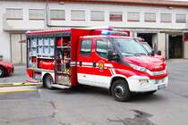 BF Darmstadt IVECO Daily GW-Hörg (Florian Darmstadt 1-59-1) am 24.05.24 bei einen Fototermin. Danke für das tolle Shooting