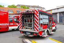 BF Darmstadt IVECO Daily GW-Hörg (Florian Darmstadt 1-59-1) am 24.05.24 bei einen Fototermin. Danke für das tolle Shooting