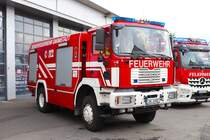 BF Darmstadt MAN TLF24/50 (Florian Darmstadt 1-24-1) am 24.05.24 bei einen Fototermin. Danke für das tolle Shooting