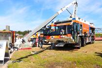 Flughafen Feuerwehr Frankfurt am Main Airport Ziegler Z8 GFLF 100/125-8-5P am 26.05.24 beim Tag der offenen Tür der Berufsfeuerwehr Frankfurt am Main Wache 20 Flughafen 