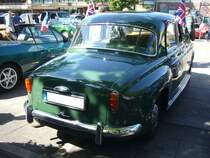 Heckansicht eines Rover P4 75 aus dem Jahr 1958. 10. Borbecker Classic Day am 09.06.2024 in Essen-Borbeck.