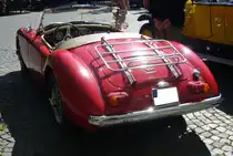 Heckansicht eines MG A 1600 MK2 Roadster. 10. Borbecker Classic Day am 09.06.2024 in Essen-Borbeck.