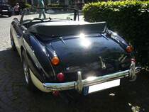 Heckansicht eines Austin Healey 3000 MK III. 10. Borbecker Classic Day am 09.06.2024 in Essen-Borbeck.