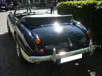 Heckansicht eines Austin Healey 3000 MK III. 10. Borbecker Classic Day am 09.06.2024 in Essen-Borbeck.