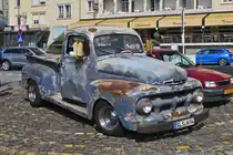 Ford F-1, Pick Up, ist beim Oldtimertreff in Remich angekommen. 20.05.2024