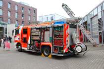 BF Frankfurt am Main MAN TGM Rosenbauer AT HLF20/16 (Florian Frankfurt 4/46-1) am 02.06.24 beim Tag der offenen Tür auf der Wache 4