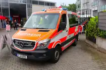 BF Frankfurt am Main Mercedes Benz Sprinter ELW C-Dienst (Florian Frankfurt 6/10) am 02.06.24 beim Tag der offenen Tür auf der Wache 4
