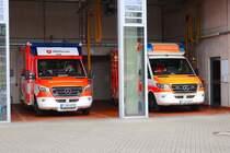 Malteser Frankfurt Mercedes Benz Sprinter RTW und BF Frankfurt Mercedes Benz Sprinter RTW am 02.06.24 beim Tag der offenen Tür auf der Wache 4