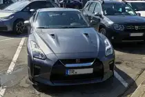 Nissan GT-R, aufgenommen auf einem Parkplatz. 05.2024