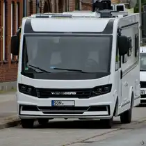 Dieses Wohnmobil von Weinsberg war Anfang Juni 2024 in Husum abgestellt.