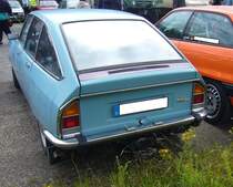 Heckansicht eines Citroen GS 1220 Club. 16. Oldtimer-Festival an der  Alten Dreherei  in Mülheim an der Ruhr am 16.06.2024.